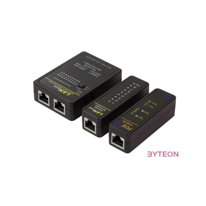 LOGILINK WZ0015P Cable tester with remote unit and PoE finder