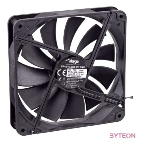 AKYGA System fan AW-14A-BK 140mm black Molex  3pin