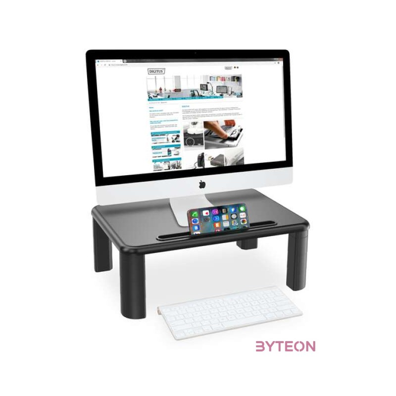 DIGITUS Adjustable tabletop Monitor Riser 400x280x143mm max load up to 10kg