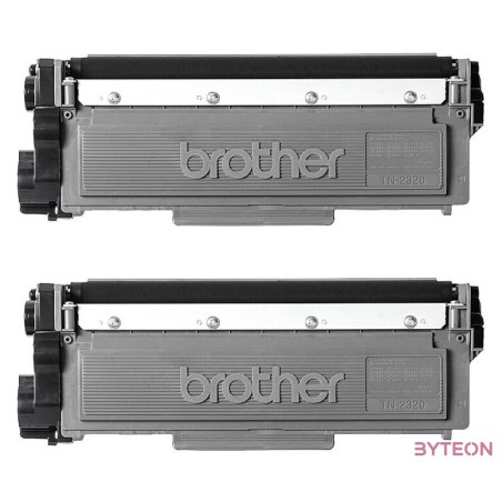 BROTHER TN2320 TWIN-pack black toners BK 2600pages,cartridge