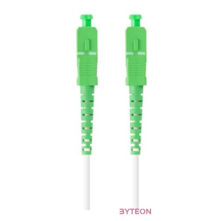 LANBERG fiber optic patchcord SM SC,APC-SC,APC simplex 2.5m LSZH g657a2 3.0mm white