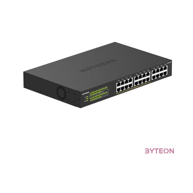 NETGEAR 24PT GIGE UNMANAGED SWITCH W, POE
