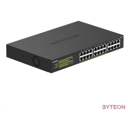 NETGEAR 24PT GIGE UNMANAGED SWITCH W, POE
