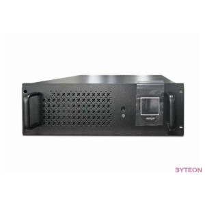 GEMBIRD UPS-RACK-1200 UPS Rack 19inch 3.4U 1200VA 2xIEC 2x Schuko 230V USB LCD