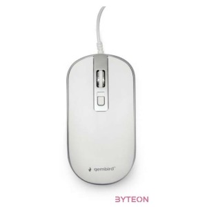 GEMBIRD MUS-4B-06-WS Optical mouse USB white,silver