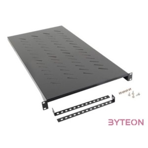 LANBERG 19 fixed shelf 1U,483x900mm max load capacity up to 25kg black