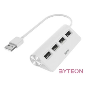 HAMA 200120 FIC fehér 4port USB 2.0 HUB