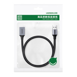 UGREEN Extension Cable USB 3.0, male USB to female USB, 0.5m (black)