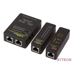 LOGILINK WZ0015P Cable tester with remote unit and PoE finder