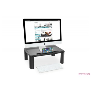 DIGITUS Adjustable tabletop Monitor Riser 400x280x143mm max load up to 10kg