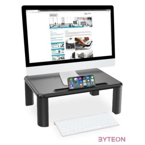 DIGITUS Adjustable tabletop Monitor Riser 400x280x143mm max load up to 10kg