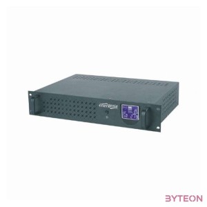 GEMBIRD UPS-RACK-1200 UPS Rack 19inch 3.4U 1200VA 2xIEC 2x Schuko 230V USB LCD