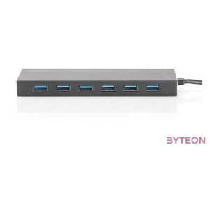 DIGITUS USB 3.0 Hub 7-port Incl. 5V , 3.5A power supply aluminum housing