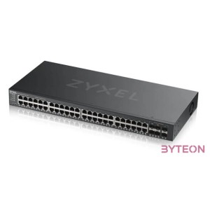 ZYXEL GS2220-50 EU region 48-port GbE L2 Switch with GbE Uplink 1 year NCC Pro pack license bundled