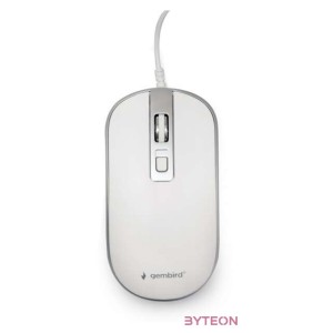GEMBIRD MUS-4B-06-WS Optical mouse USB white,silver