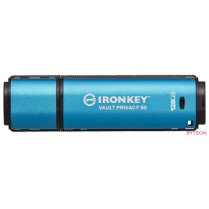 KINGSTON 128GB IronKey Vault Privacy 50 USB AES-256 Encrypted FIPS 197