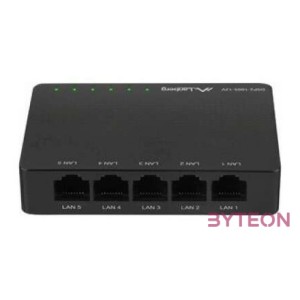LANBERG switch DSP2-1005-12V 5-port 1Gbps 12v