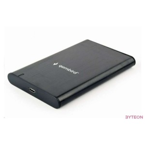 GEMBIRD EE2-U3S-6 HDD,SSD Drive enclosure 2.5inch with USB Type-C port USB 3.1 brushed aluminum black