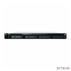 SYNOLOGY RS822 4-Bay NAS-Rackmount AMD Ryzen V1500B 4-core 2.2GHz 2GB DDR4 ECC SODIMM 2xUSB 3.2 RJ-45 4x1GbE