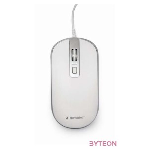 GEMBIRD MUS-4B-06-WS Optical mouse USB white,silver