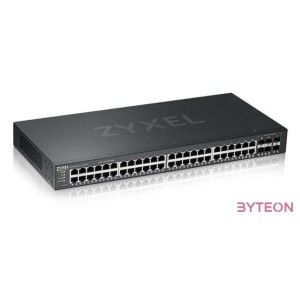 ZYXEL GS2220-50 EU region 48-port GbE L2 Switch with GbE Uplink 1 year NCC Pro pack license bundled
