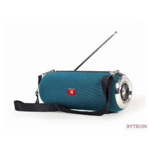 GEMBIRD SPK-BT-17-G Portable Bluetooth speaker with antenna green