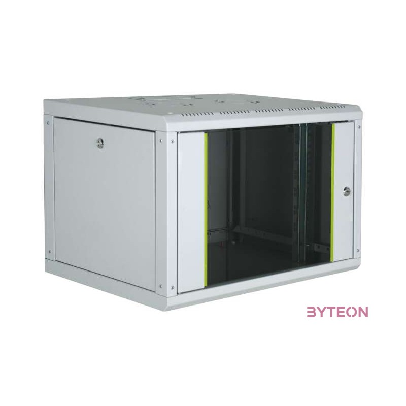 DIGITUS 19inch Wall Cabinet 7HE SoHoline RAL7035 grey without tray