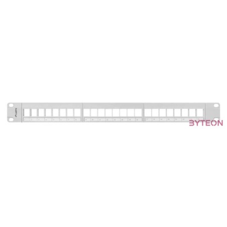 LANBERG PPKS-1024-S keystone Patch Panel 19inch 24 port 1U gray