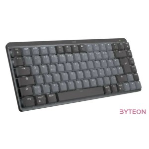 LOGITECH MX Mechanical Mini Minimalist Wireless Illuminated Keyboard - GRAPHITE - (US) INTL - 2.4GHZ,BT - N,A - EMEA - CLICKY