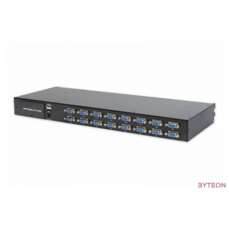 DIGITUS DS-72214 DIGITUS Modular KVM 16-port for LCD console DS-72210 and DS-72211 with cables
