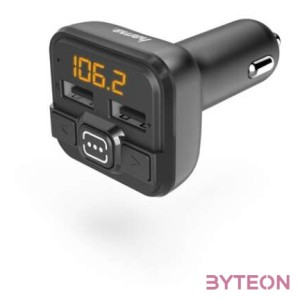 Hama 14163 FM transzmitter (USB, AUX,  töltés funkció 1A)