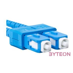 LANBERG fiber optic patchcord SM SC,UPC-SC,UPC duplex 2m LSZH g657a1 3.0mm yellow