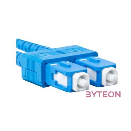 LANBERG fiber optic patchcord SM SC,UPC-SC,UPC duplex 2m LSZH g657a1 3.0mm yellow