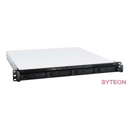 SYNOLOGY RS822RP 4-Bay NAS-Rackmount AMD Ryzen V1500B 4-core 2.2GHz 2GB DDR4 ECC SODIMM 2xUSB 3.2 RJ-45 4x1GbE
