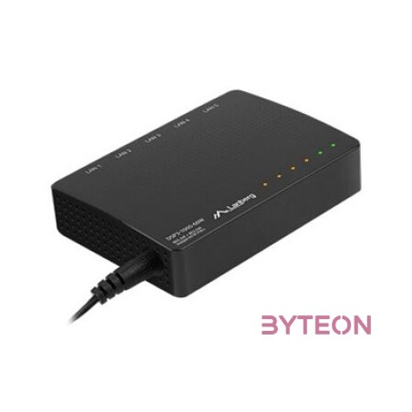 LANBERG switch PoE desktop 5-port 1GB 4 ports PoE 30W,port max 60W DSP3-1005-60W unmanaged