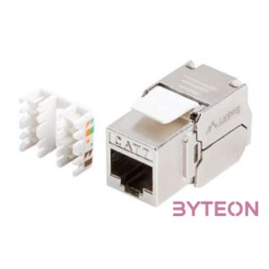 LANBERG keystone tool-less module RJ45 180 deg. FTP cat.7