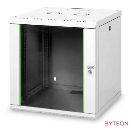 DIGITUS 19inch wall cabinet 12HU SoHoline RAL7035 grey without tray