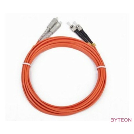 GEMBIRD CFO-STSC-OM2-2M fibre optic patchcable ST-SC duplex MM 50,125 OM2 orange 2m
