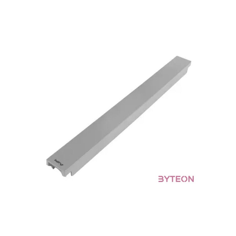 LANBERG 19inch plastic fast assembly fire retardant blanking panel 1U grey