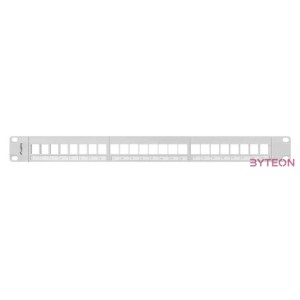 LANBERG PPKS-1024-S keystone Patch Panel 19inch 24 port 1U gray