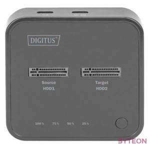 DIGITUS NVMe Clone station USB3.1 Gen2 type-C NVMe M.2 SSD enclosure
