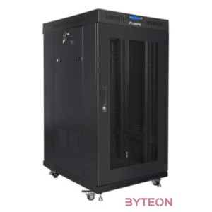 LANBERG free standing cabinet 19inch 22U 800x800 mesh door