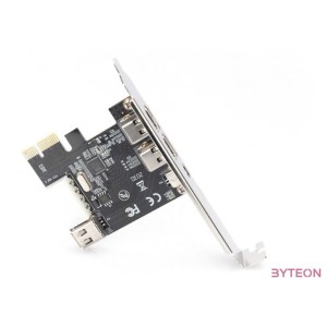 DIGITUS IEEE 1394a Interface Card PCIexpress 3 Port 1x int. 2x ext. Ports