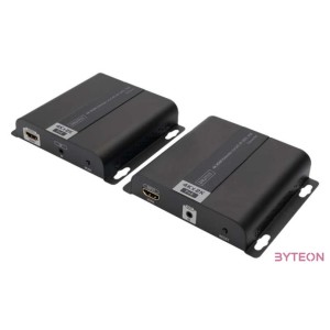 DIGITUS DS-55124 Extender HDMI IP,Cat.7 120m 4K 30Hz UHD PoE HDCP 1.4 IR audio SET