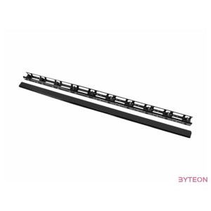 LANBERG vertical cable management panel 47U 2x for 19inch free-standing cabinets FF01  FF02 black