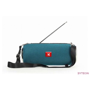 GEMBIRD SPK-BT-17-G Portable Bluetooth speaker with antenna green