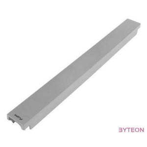 LANBERG 19inch plastic fast assembly fire retardant blanking panel 1U grey