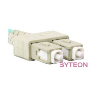 LANBERG fiber optic patchcord MM SC,UPC-SC,UPC duplex 1m LSZH om4 50,125 3.0mm violet