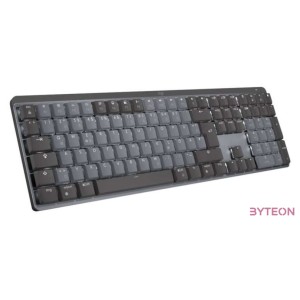 LOGITECH MX Mechanical Wireless Illuminated Performance Keyboard - GRAPHITE - (CH) - 2.4GHZ,BT - N,A - CENTRAL - TACTILE