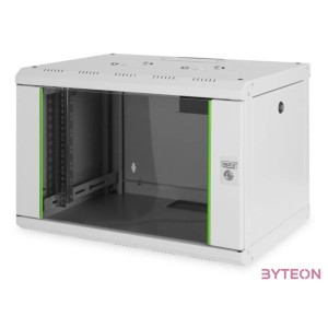 DIGITUS 19inch Wall Cabinet 7HE SoHoline RAL7035 grey without tray